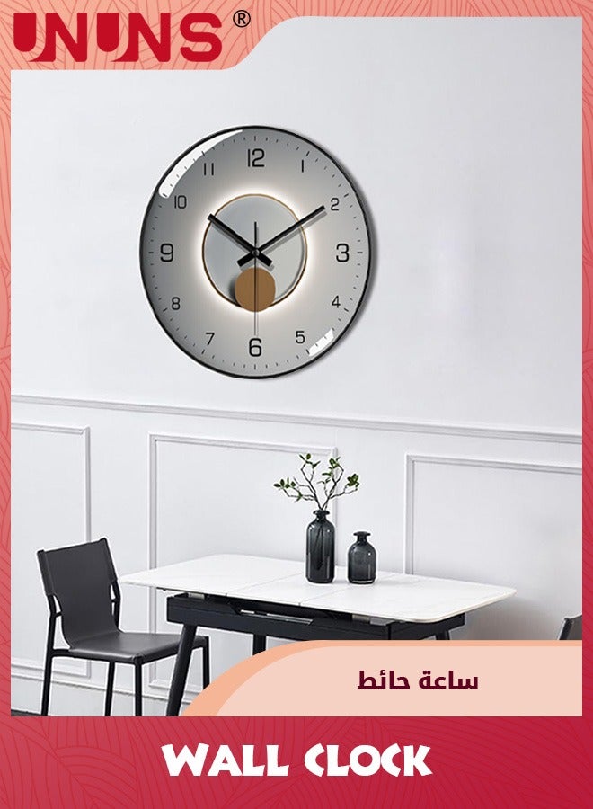 12 Inch Wall Clock,Modern Decorative Silent Non-Ticking Wall Clock,Battery Operated Quality Quartz Modern Wall Clock For Home,Bedroom,Living Room,Office