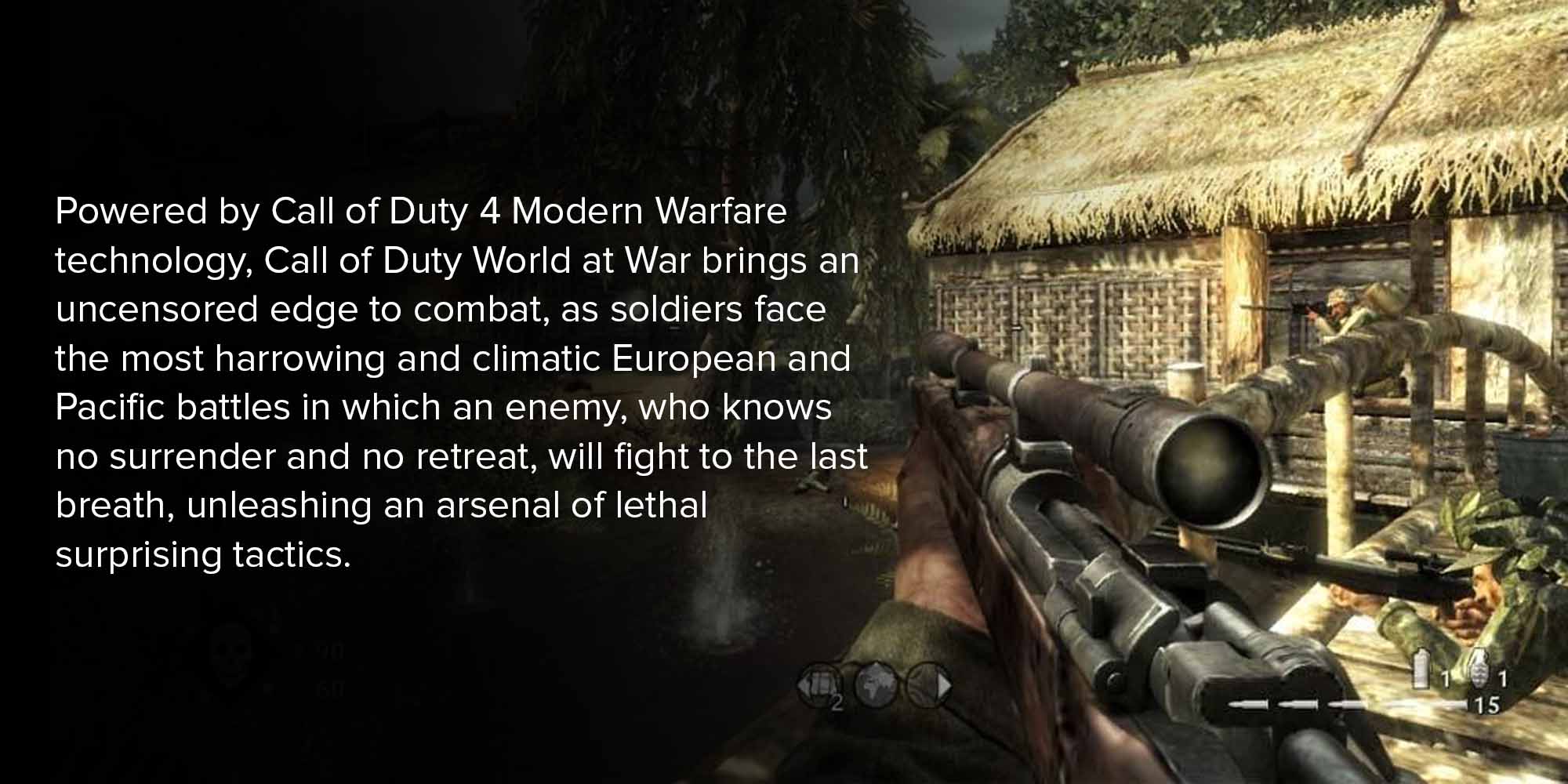 Call Of Duty World At War (Intl Version) - Action & Shooter - PlayStation 3 (PS3)