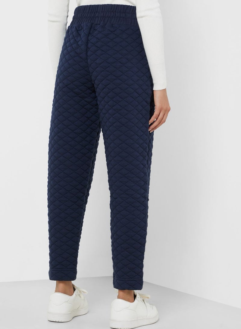Quilted Joggers