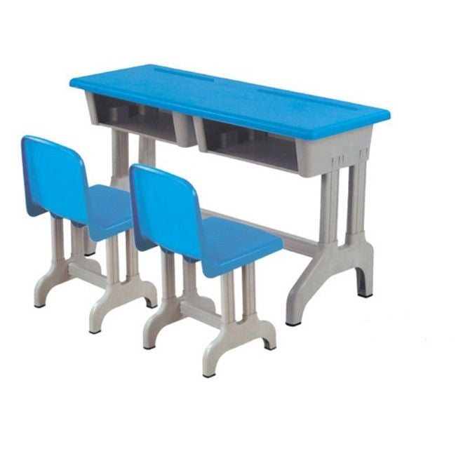 Megastar Twin Study Table For Kids With 2 Chairs 121 x 47 x 60cm