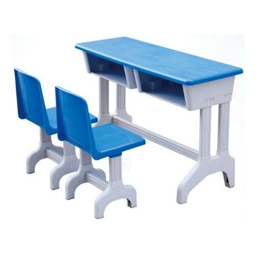 Megastar Twin Study Table For Kids With 2 Chairs 121 x 47 x 60cm