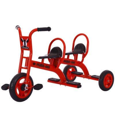 Megawheels Kids 2 seater Metal Tricycle For parks and Amusement centres and Outdoors 112x50x60cm