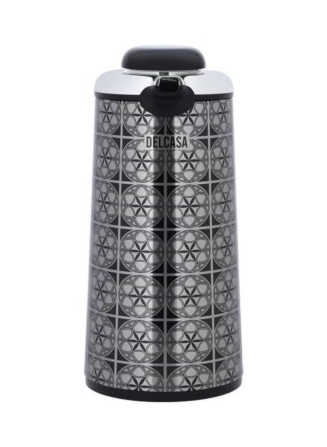 Stainless Steel Vaccum Flask Black/Grey 14.5x14.5x32.5cm