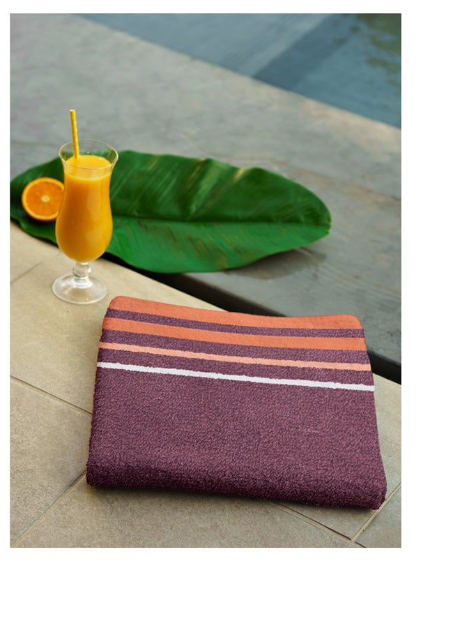 2 Piece Bath Towel 450 GSM 100% Cotton Terry 90x165 cm -Soft Feel Super Absorbent Quick Dry