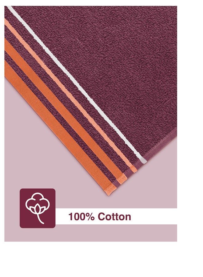 2 Piece Bath Towel 450 GSM 100% Cotton Terry 90x165 cm -Soft Feel Super Absorbent Quick Dry