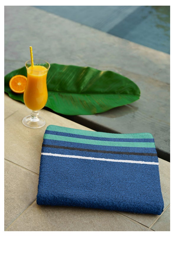2 Piece Bath Towel 450 GSM 100% Cotton Terry 90x165 cm -Soft Feel Super Absorbent Quick Dry