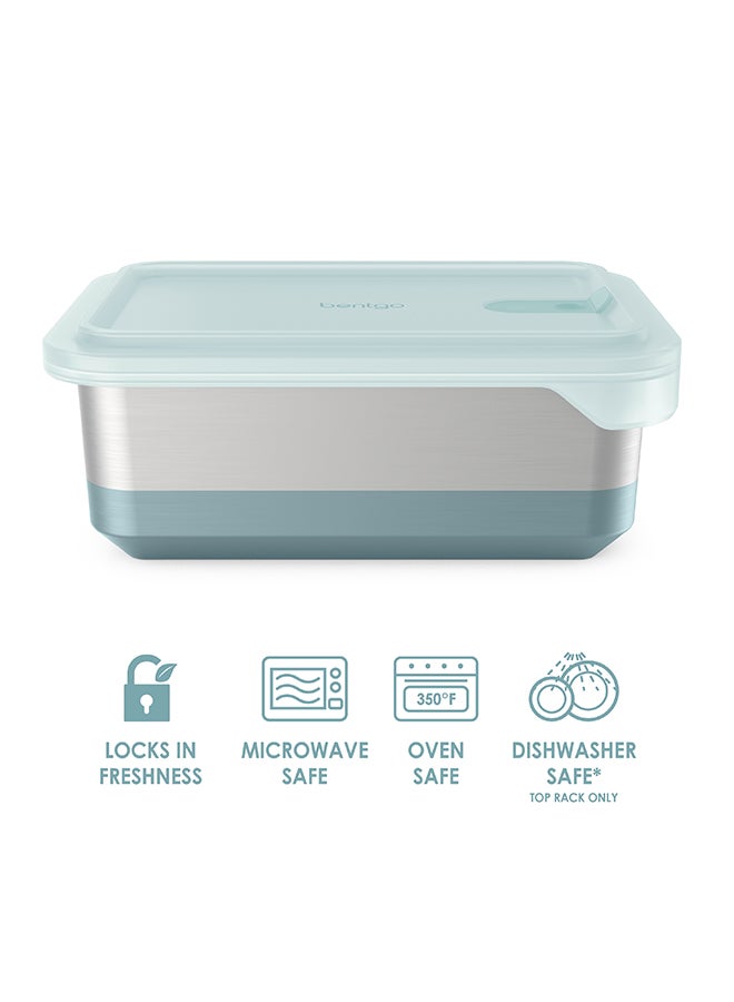 Microsteel Lunchbox 2000Ml/68Oz - Roseaqua