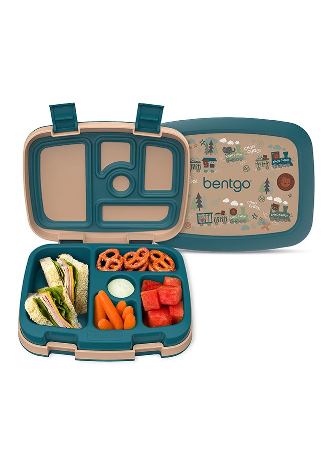 Kids Prints Lunchbox - Trains