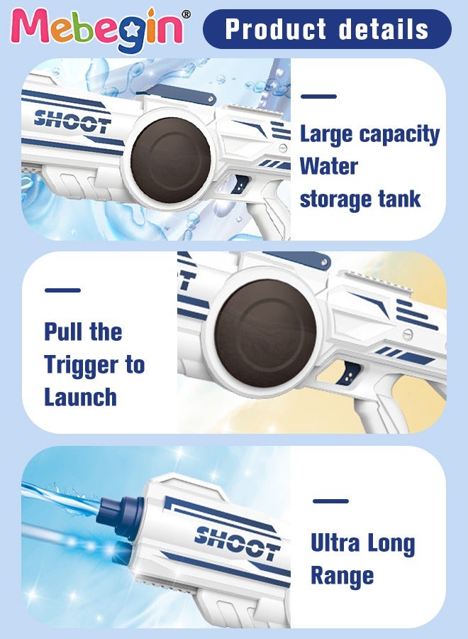 46*6*14.5cm Water Syringe, Large Capacity Electric Water Syringe, Hydraulic Giant with Long Rang, Automatic Continuous Water Blaster, Suitable for Swimming Pool Party, Family Fun, Camping and Outdoor Activities, Ideal Gift for Kids