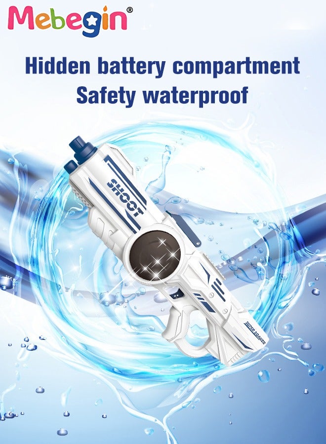 46*6*14.5cm Water Syringe, Large Capacity Electric Water Syringe, Hydraulic Giant with Long Rang, Automatic Continuous Water Blaster, Suitable for Swimming Pool Party, Family Fun, Camping and Outdoor Activities, Ideal Gift for Kids