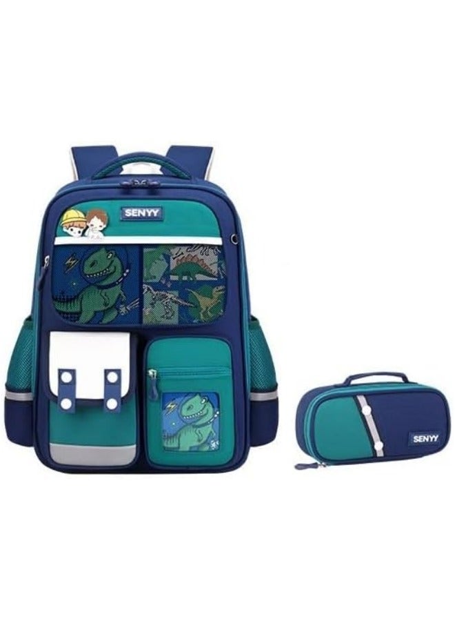 School Bag for Girls 2 pcs Set,Kids Backpack with Pencil Bag, Cute School Bags Shoulder Handbags Cartoon Rucksack Large Capacity Bag Waterproof Bags Multiple Pockets Schoolbags