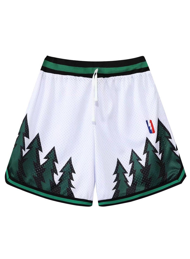 New Quarter Double Layered Mesh Sports Basketball Shorts