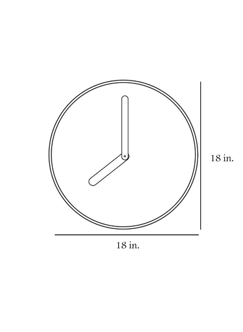Mandala Art Wall Clock- Big Size (18 x 18 inches), Multilayered Wooden Structure