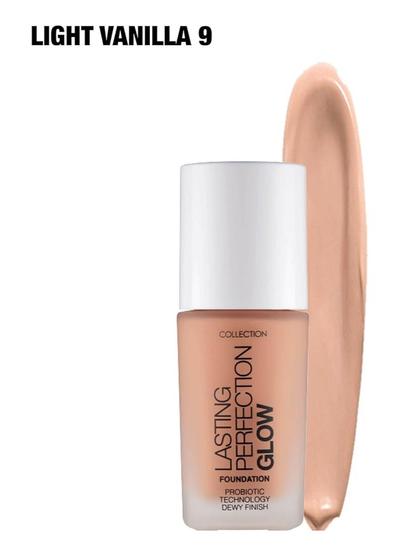 Lasting Perfection 27ml Glow Foundation - Light vanila