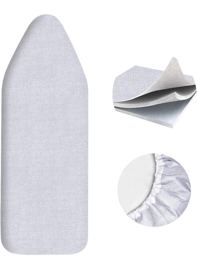 Ironing Board Cover And Pad For Extra Wide 18 X 49 Ironing Boards, Premium Heavy Duty 3-Layer Silicone Coated Cover With 2Mm Foam And 4Mm Felt, Resists Scorching And Staining
