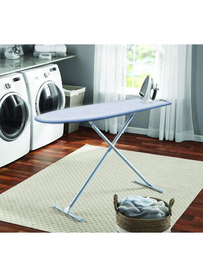 Ironing Board Cover And Pad For Extra Wide 18 X 49 Ironing Boards, Premium Heavy Duty 3-Layer Silicone Coated Cover With 2Mm Foam And 4Mm Felt, Resists Scorching And Staining