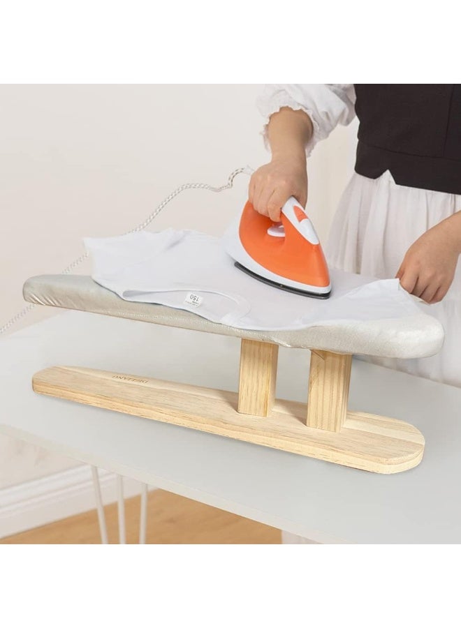 De-Liang  Padded Chest And Sleeve Tailor Ironing Board Long With Wooden Base For Household Tools, Tailor Dress Forms, Travel Use