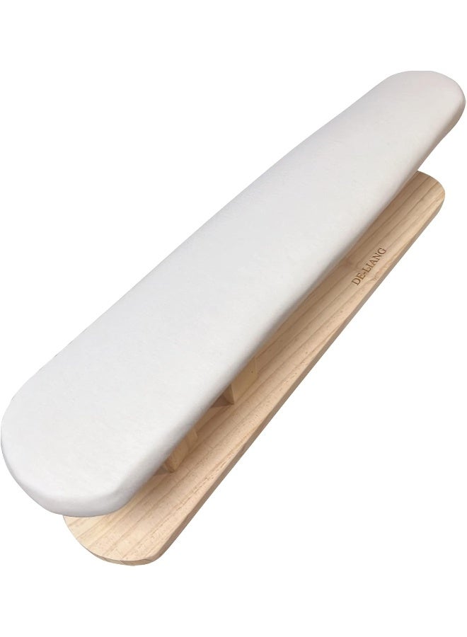 De-Liang  Padded Chest And Sleeve Tailor Ironing Board Long With Wooden Base For Household Tools, Tailor Dress Forms, Travel Use