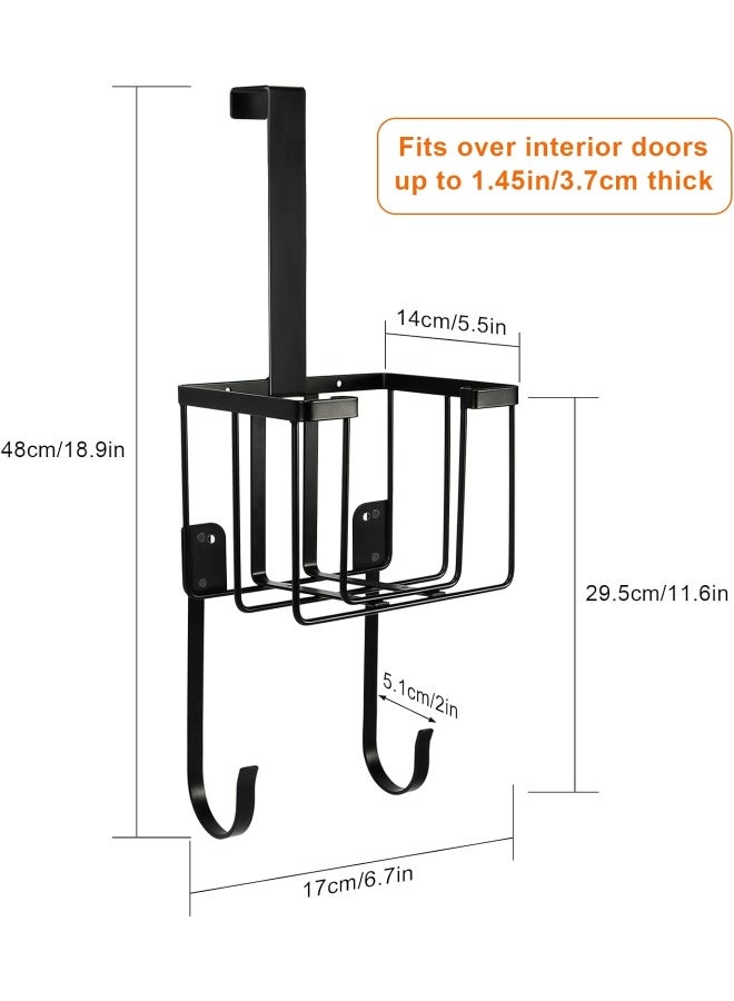 Orless  Over The Door/Wall Mount Ironing Board Hanger, Laundry Room Iron And Ironing Caddy Board Storage Holder