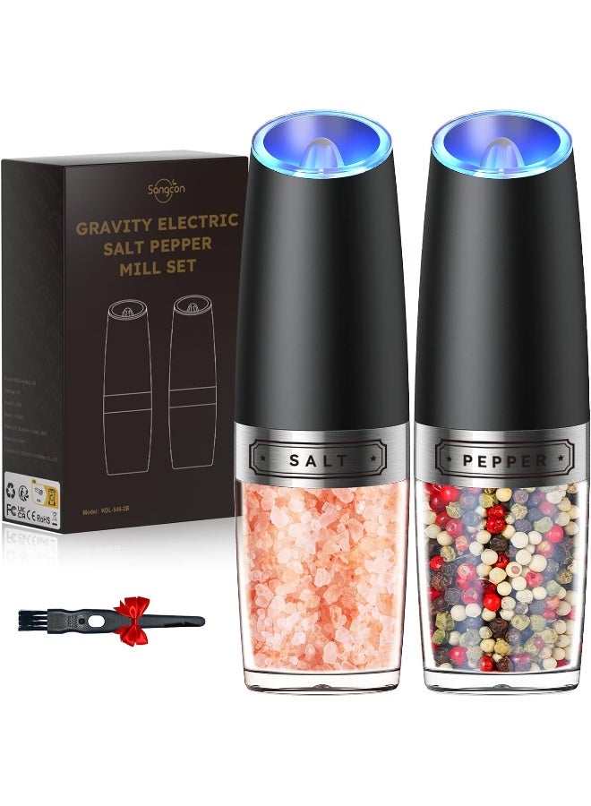 Sangcon  Gravity Electric Salt And Pepper Grinder Set