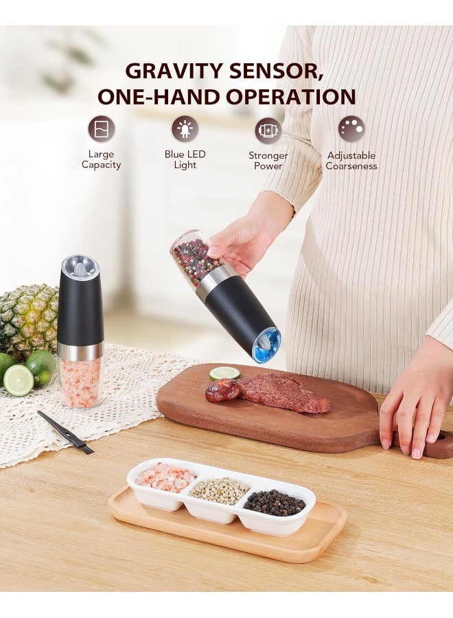 Sangcon  Gravity Electric Salt And Pepper Grinder Set