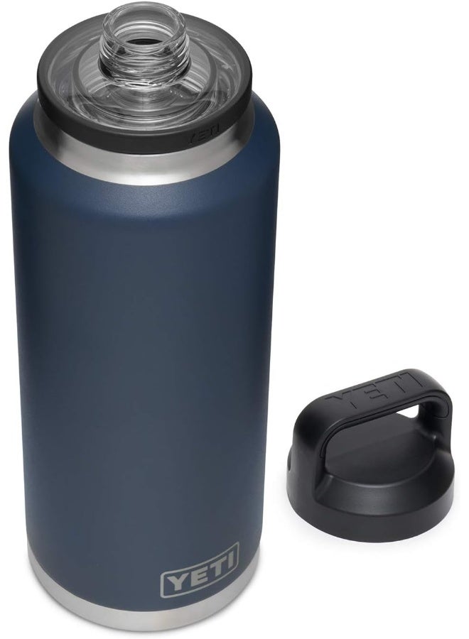 Rambler 46 Oz Bottle, Vacuum Insulated, Stainless Steel With Chug Cap, Navy