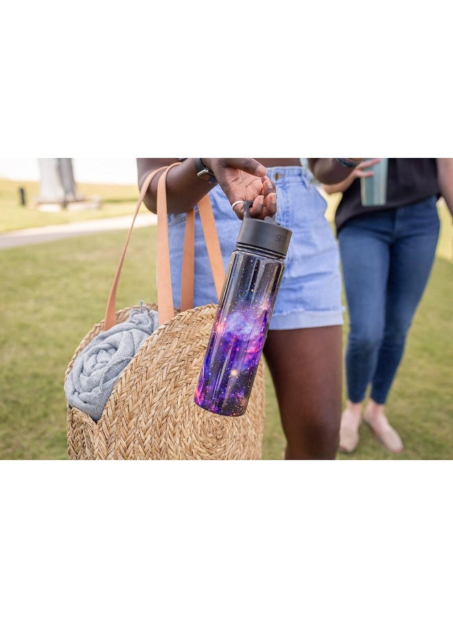 Water Bottle With Straw Lid Vacuum Insulated Stainless Steel Metal Thermos Bottles | Reusable Leak Proof Bpa-Free Flask For Gym, Travel, Sports | Summit Collection | 22Oz, Lavender Mist