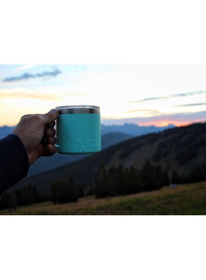 Rambler 14 Oz Mug, Vacuum Insulated, Stainless Steel With Magslider Lid, Seafoam