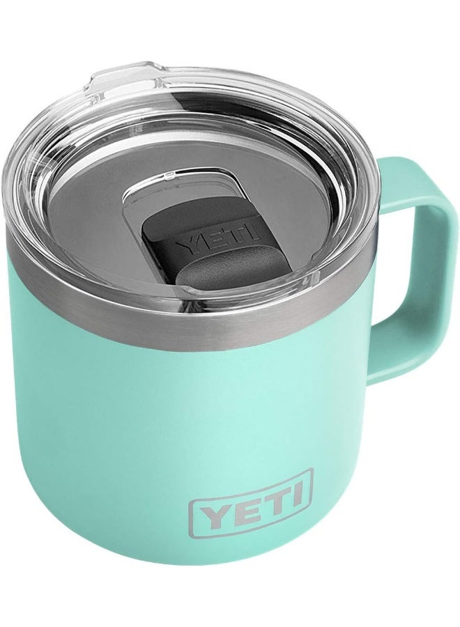 Rambler 14 Oz Mug, Vacuum Insulated, Stainless Steel With Magslider Lid, Seafoam