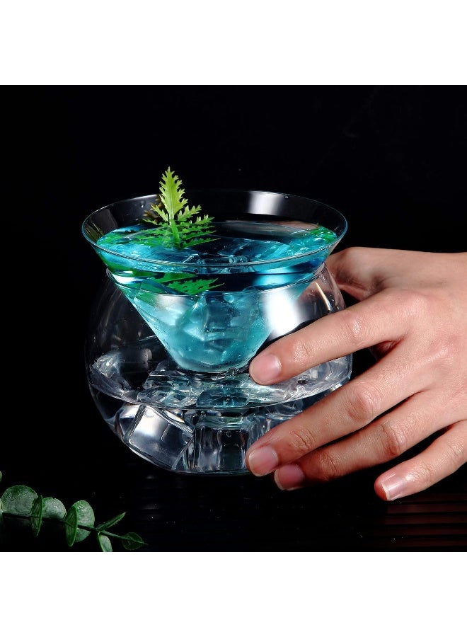 Glass Caviar Chiller Server Set with Caviar Spoons