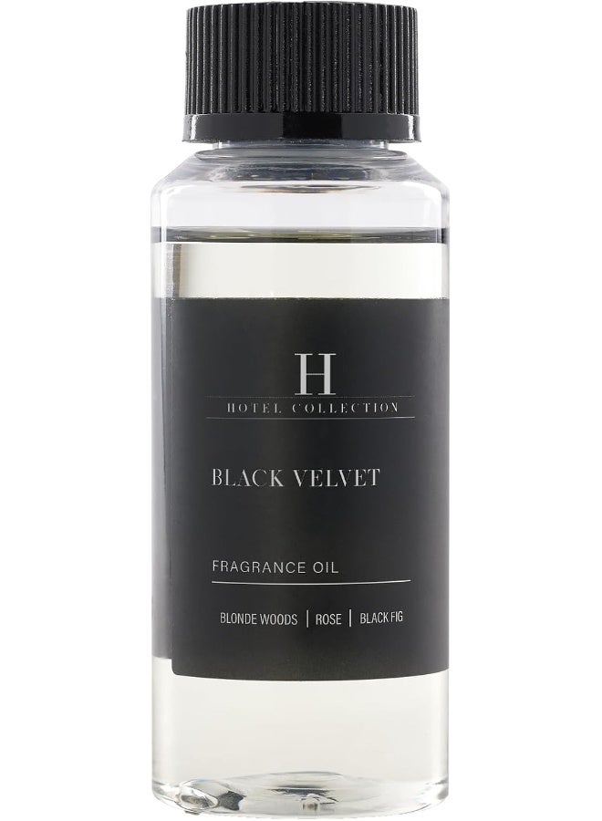 Hotel Collection - Black Velvet Essential Oil Scent - Luxury Hotel Inspired Aromatherapy Scent Diffuser Oil - Zesty Citrus, Juicy Black Fig, And Floral Rose - For Essential Oil Diffusers - 120Ml