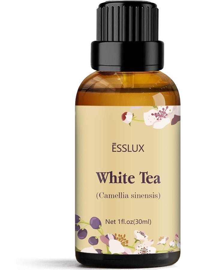 White Tea Essential Oil,  Aromatherapy Essential Oils For Diffuser, Massage, Soap, Candle Making, Home Fragrance, 30 Ml