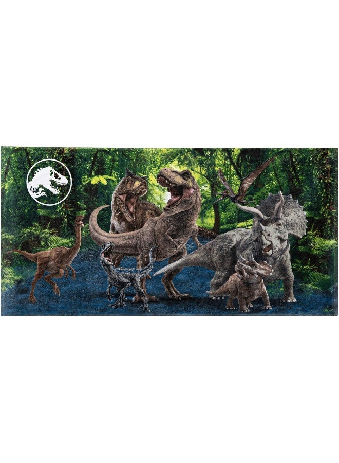 Kids Super Soft Cotton Bath/Pool/Beach Towel, 58 In X 28 In, Jurassic World