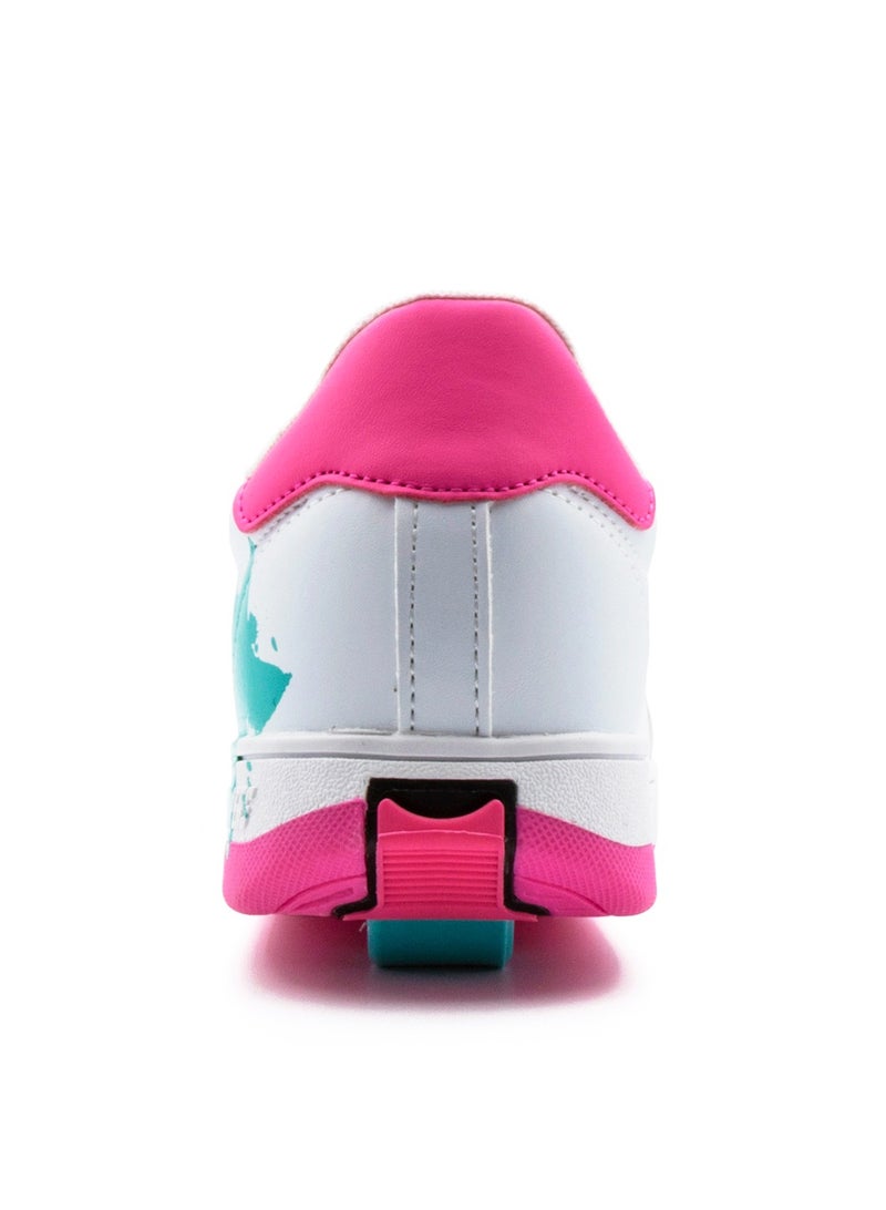 BREEZY ROLLERS shoes with wheels for children, Roller skates sneakers kids, From children's street shoes to roller skates in a few seconds, Patented click system, Trainers with wheels for girls & boys