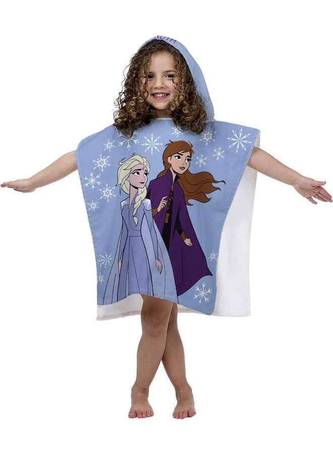 Frozen 2 Live Your Truth Kids Bath/Pool/Beach Hooded Poncho Towel