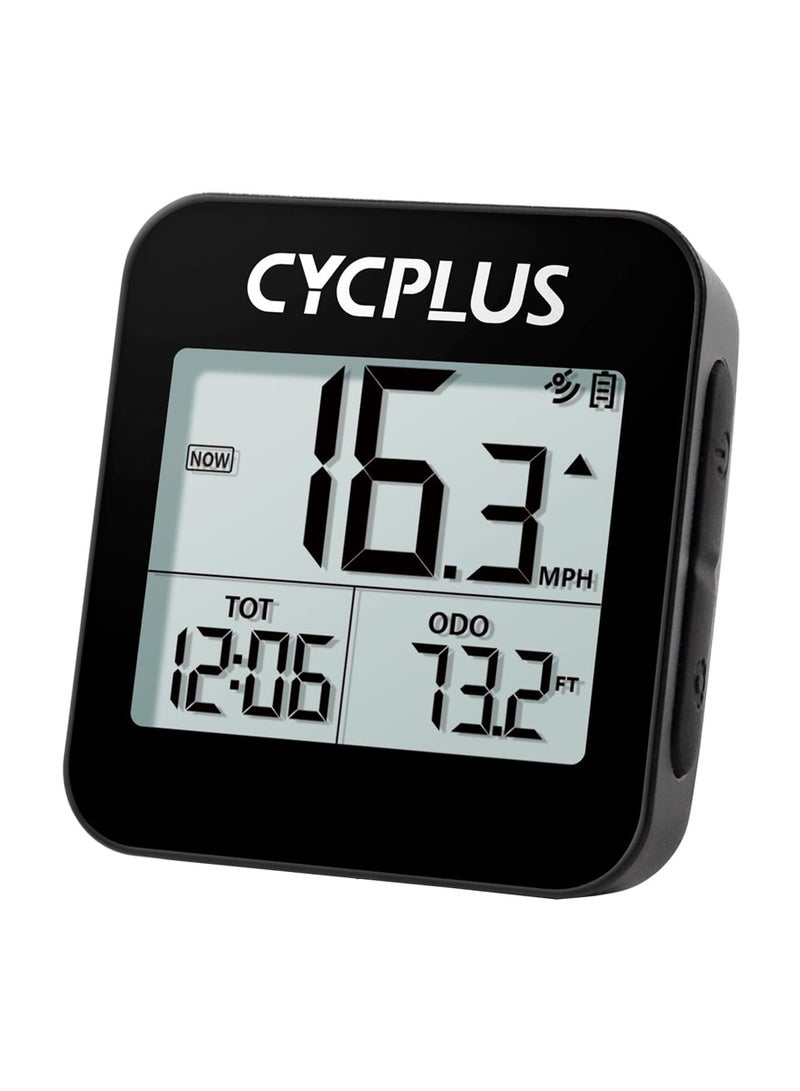 CYCPLUS GPS Bike Computer, Wireless Cycling Computer with Automatic Backlight, Bicycle Speedometer Odometer with Waterproof and Lager Battery