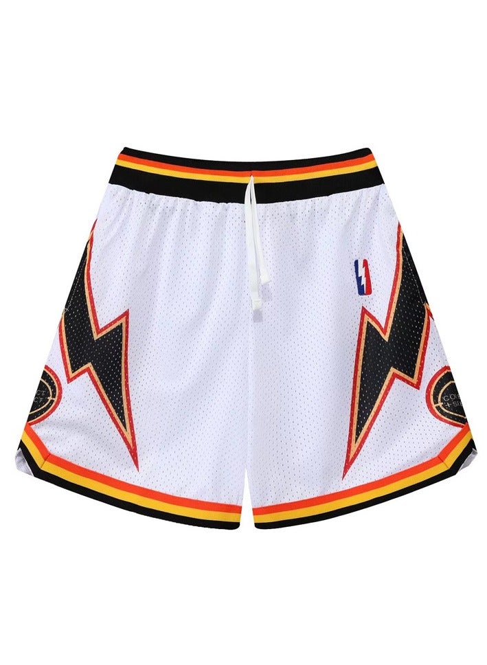 New Quarter Double Layered Mesh Sports Basketball Shorts