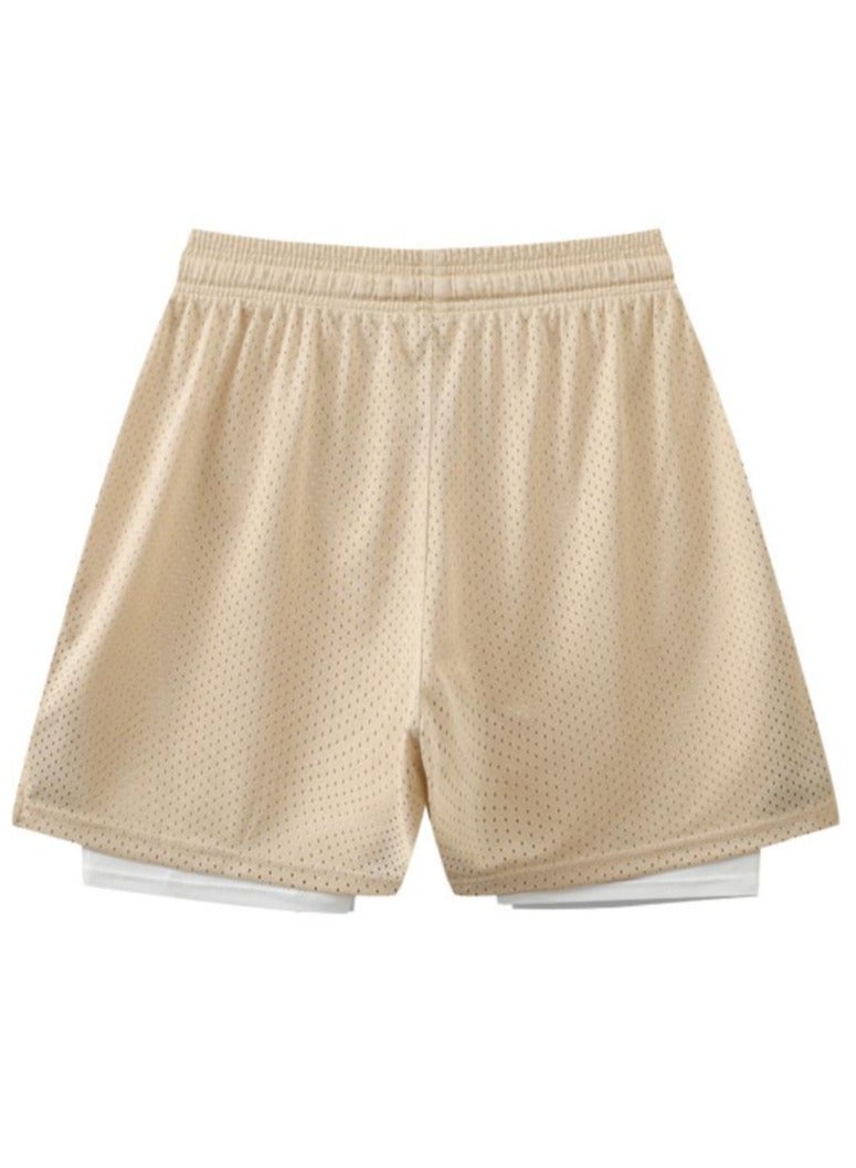 New Three Point Sports Vacation Two piece Basketball Shorts