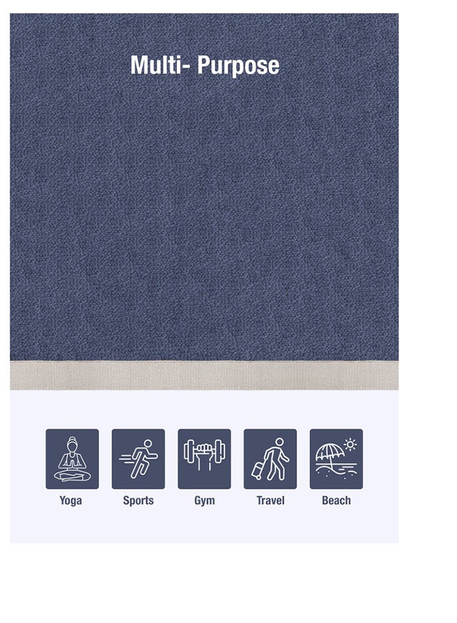 2 Piece Oversized Velour Luxury Beach Towel -Fluffy Velour Cotton 90 x 165 Cm-  450 GSM 100 % Cotton