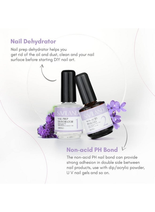 120Ml Acrylic Nail Liquid 4 Oz Acrylic Liquid With Nail Dehydrator And Primer For Gel Fast Dry Superior Bonding Liquid Monomer For Extension With Brush For Starter Home Diy Salon