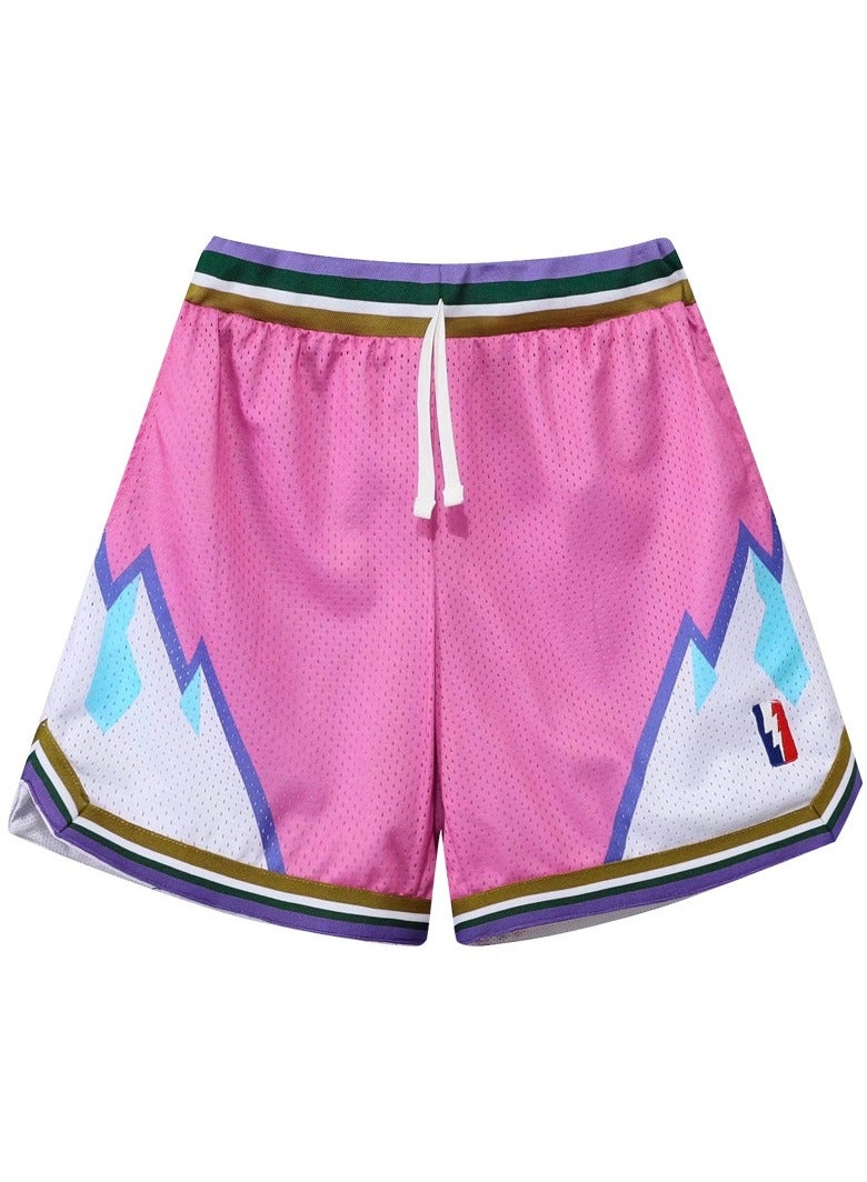 New Quarter Double Layered Mesh Sports Basketball Shorts