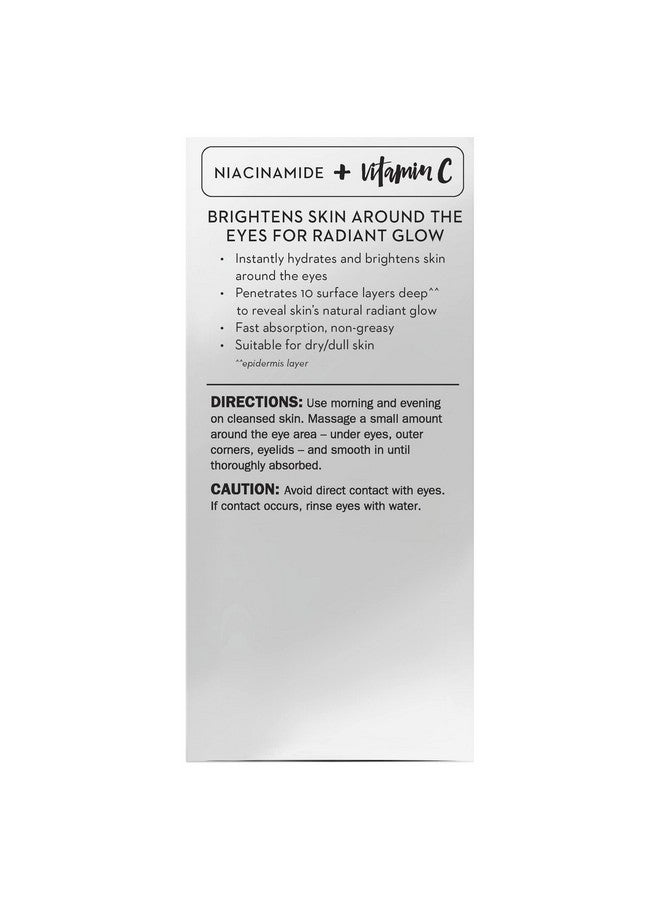 Vitamin Eye Cream Hydrate And Brighten Undereyes With Niacinamide L Normal Oily Dry & Combination Skin L Paraben & Sulphate Free 15Ml