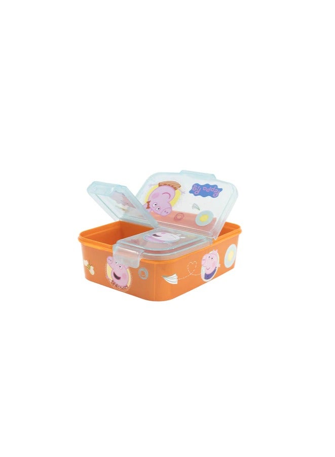 Stor Multi Compartment Sandwich Box Peppa Pig Core