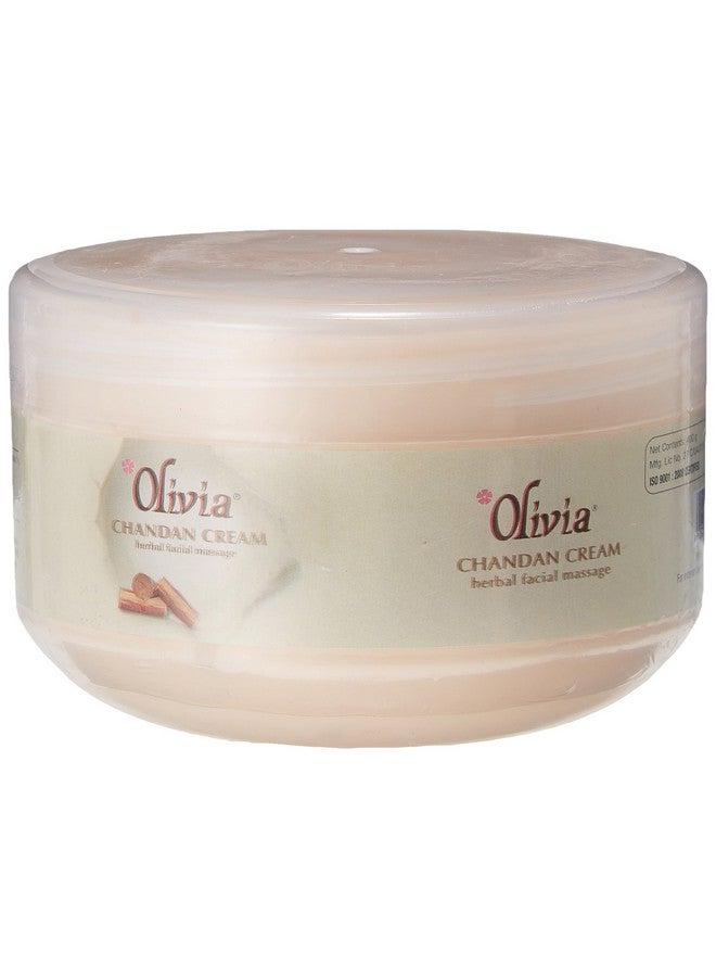 Herbal Chandan Facial Massage Cream 400G Exhilarating Soothing Effect Of Sandalwood Chandan