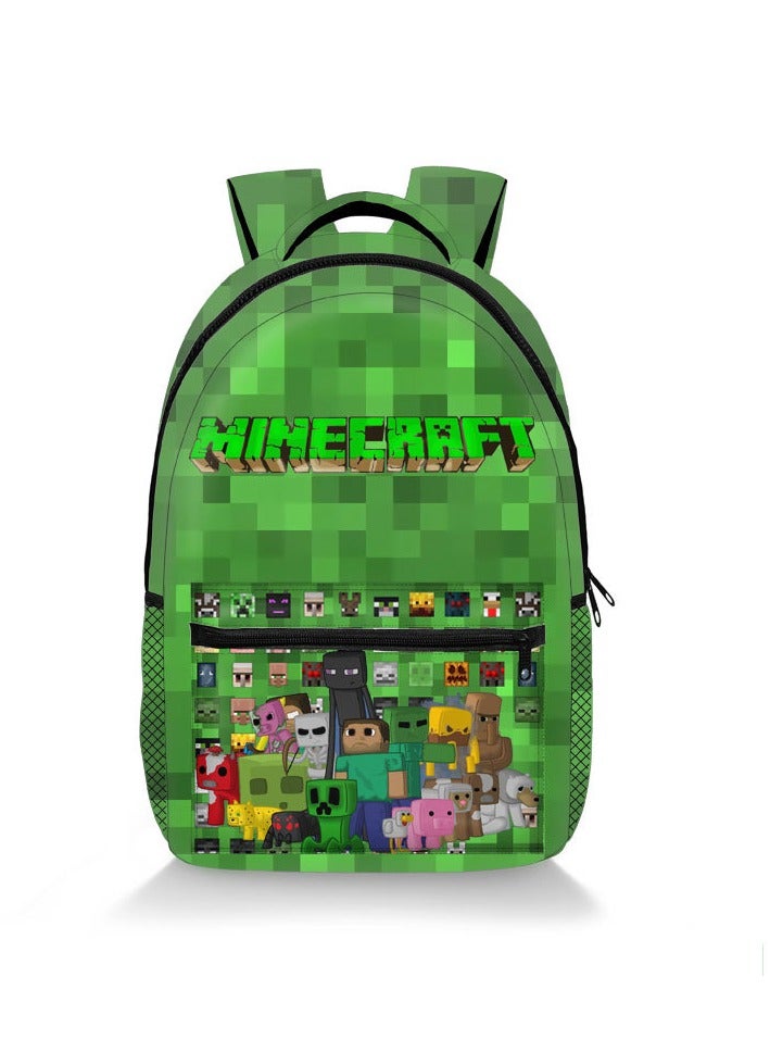 Cartoon Anime Printed Backpack Full Large Capacity Student Schoolbag 30*41*14cm