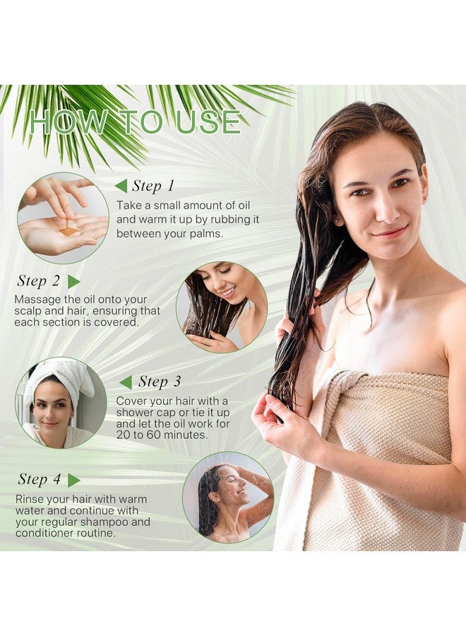 Raw Batana Oil For Hair Growth And Repair 100% Pure Unrefined Oil From Honduran Rainforests Prevent Hair Loss And Enhances Hair Thickness In Men & Women