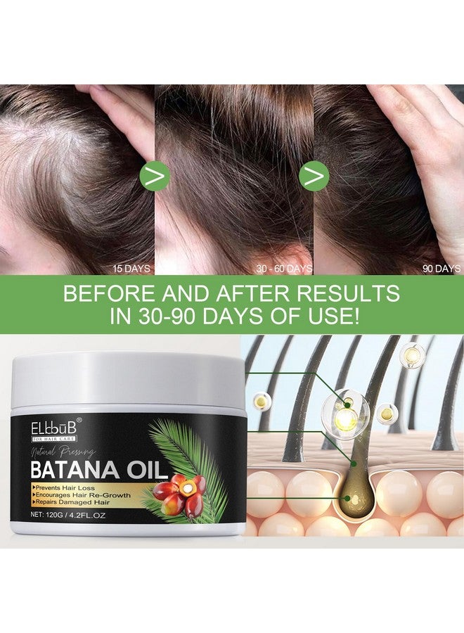 Raw Batana Oil For Hair Growth And Repair 100% Pure Unrefined Oil From Honduran Rainforests Prevent Hair Loss And Enhances Hair Thickness In Men & Women