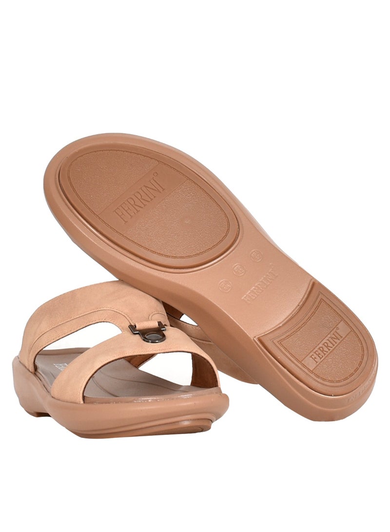 Mens Buckle Detailed Arabic Sandals