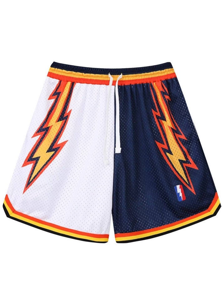 New Quarter Double Layered Mesh Sports Basketball Shorts