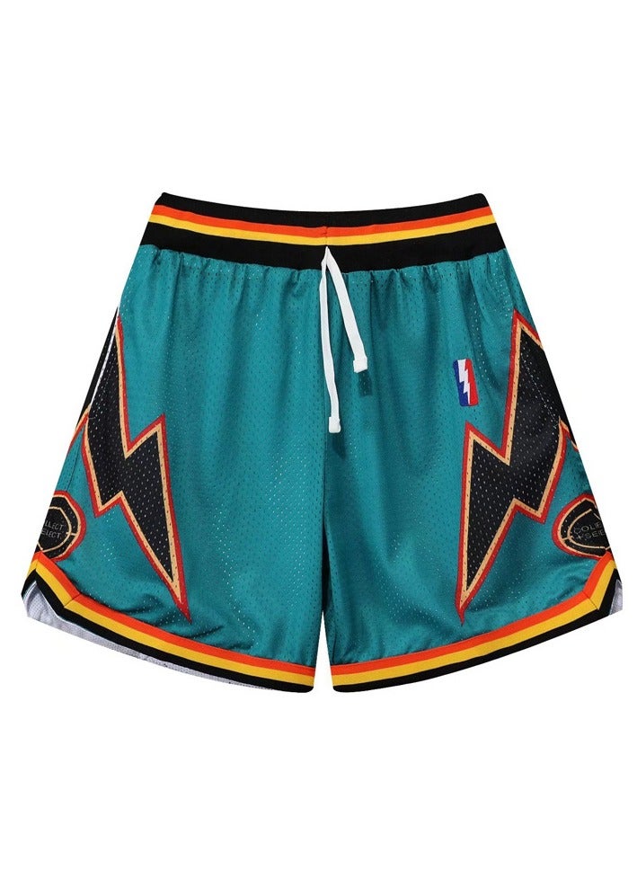 New Quarter Double Layered Mesh Sports Basketball Shorts